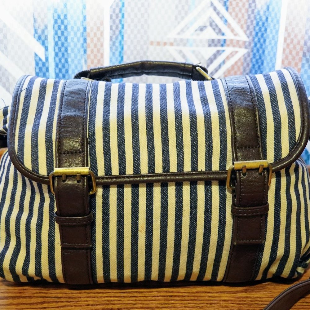 Forever 21 striped bag